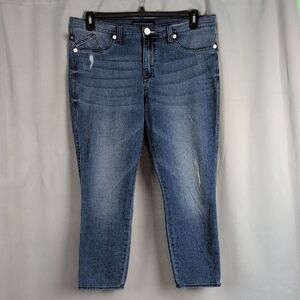 Rock‎ & Republic Dark Wash Cropped Jeans Size 14